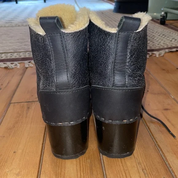 No. 6 Shearling Clog Boots - Picture 3 of 6